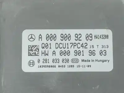 Автозапчасти б/у электронный модуль за mercedes-benz clase c (w205) lim. 2.1 cdi cat 170 cv / 125 kw ссылки oem iam a0009009209  a0009019603