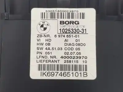 Second-hand car spare part dashboard for bmw 3 (e90) 320 i oem iam references 62116974651  62109316119