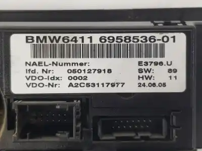 Second-hand car spare part climate control for bmw 3 (e90) 320 i oem iam references 64116958536  64116981120
