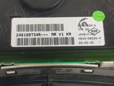 Автозапчастина б/у панель інструментів для dacia dokker essential посилання на oem iam 248109734r  248109734r