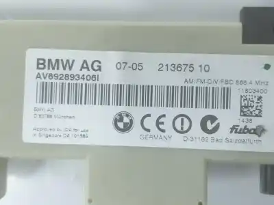 Peça sobressalente para automóvel em segunda mão módulo eletrónico antena por bmw 3 (e90) 320 i referências oem iam 65206928934  65209187658