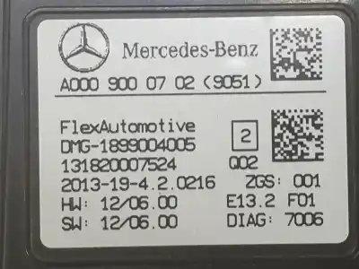 Second-hand car spare part interior light for clase c clase a 1.6 oem iam references a0009000702  a0009000702