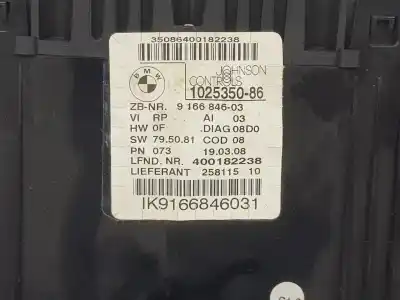 Peça sobressalente para automóvel em segunda mão quadrante por bmw 3 touring (e91) 320 d referências oem iam 62109166846  62109316127