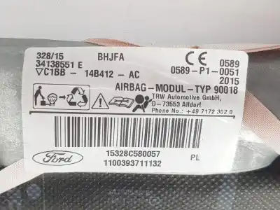 Автозапчасти б/у подушка безопасности передняя левая шторка безопасности за ford fiesta vi (cb1, ccn) 1.6 st ссылки oem iam 2071592  c1bb14b412ac