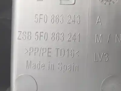 Автозапчасти б/у центральный подлокотник за seat leon (5f1) 1.4 16v tsi act ссылки oem iam 5f0863243a  5f0864207c