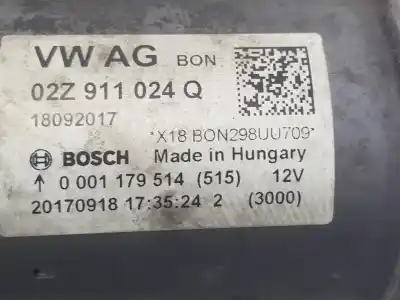 Автозапчастина б/у двигун запускається для seat leon (5f1) 1.4 16v tsi act посилання на oem iam 02z911024q  02z911024q