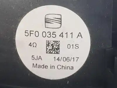 Автозапчастина б/у двері задні ліві для seat leon (5f1) 1.4 16v tsi act посилання на oem iam 5f4833055  5f4833055