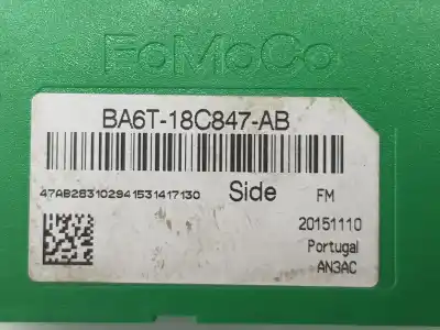 Second-hand car spare part electronic module for ford fiesta vi (cb1, ccn) 1.6 st oem iam references ba6t18c847ab  ba6t18c847ab