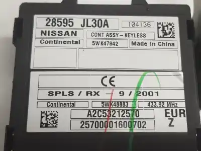 Second-hand car spare part electronic module for infiniti fx 30d awd oem iam references 28595jl30a  5wk47842