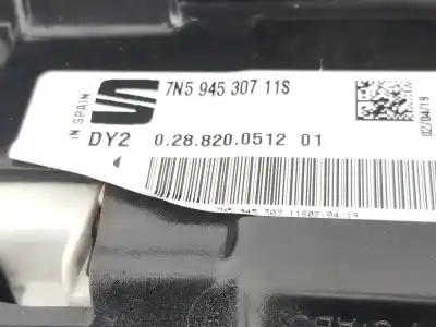 Gebrauchtes Autoersatzteil innere linke rückleuchte zum seat alhambra 2.0 tdi oem-iam-referenzen 7n5945307 7n5945307 