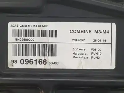 Peça sobressalente para automóvel em segunda mão quadrante por citroen celysée 1.6 16v referências oem iam 9809616680  9809616680