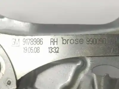 Piesă de schimb auto la mâna a doua mecanism acționare geam fațã dreapta pentru opel vectra c (z02) 1.9 cdti (f69) referințe oem iam 93171821  5140060