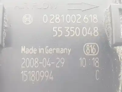 Автозапчастина б/у витратомір повітря для opel vectra c (z02) 1.9 cdti (f69) посилання на oem iam 55350048  0281002618