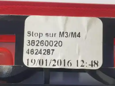 Pièce détachée automobile d'occasion FEU ARRIÈRE CENTRAL pour CITROEN CELYSÉE  Références OEM IAM 9675807280  9675807280