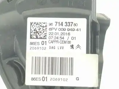 Second-hand car spare part potentiometer for citroen celysée 1.6 16v oem iam references 9671433780  9671433780