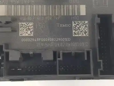 Peça sobressalente para automóvel em segunda mão módulo eletrônico por audi a4 b8 (8k2) 2.0 tdi referências oem iam 8k0959793b