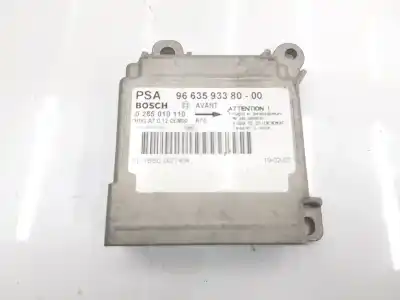 Автозапчастина б/у блок управління подушками безпеки для peugeot 207/207+ (wa_, wc_) 1.6 hdi посилання на oem iam 9663593380
