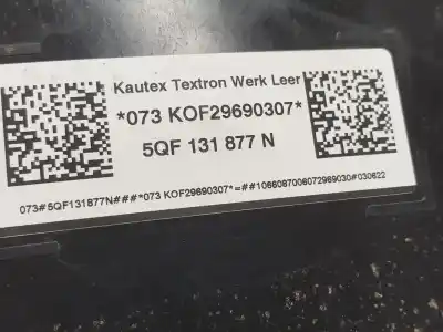 Piesă de schimb auto la mâna a doua rezervor de aditiv adblue fap pentru seat tarraco (kn2) 2.0 tdi referințe oem iam 5qf131877n  5qf131877n