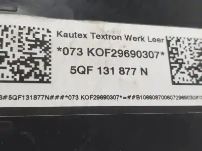 Piesă de schimb auto la mâna a doua rezervor de aditiv adblue fap pentru seat tarraco (kn2) 2.0 tdi referințe oem iam 5qf131877n  5qf131877n