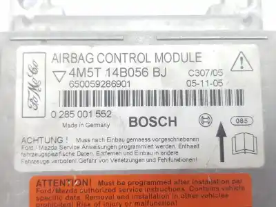 Автозапчастина б/у блок управління подушками безпеки для ford focus ii sedán (db_, fch, dh) 1.6 посилання на oem iam 1717369  4m5t14b056bj