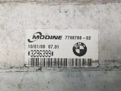 Peça sobressalente para automóvel em segunda mão intercooler por bmw 1 coupé (e82) 120 d referências oem iam 17517798788  7798788