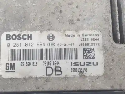 Автозапчастина б/у ебу контролер двигуна для opel astra h sedán (a04) 1.7 cdti (l69) посилання на oem iam 55560810  781070244