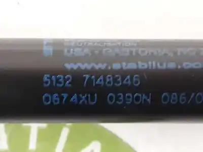Peça sobressalente para automóvel em segunda mão amortecedor do capô por bmw x5 (e70) 3.0 d referências oem iam 51237148346  51237148346
