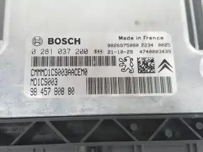Автозапчастина б/у ебу контролер двигуна для toyota proace verso 1.6 d-4d cat посилання на oem iam 9845780880  0281037200