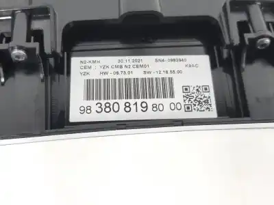 Автозапчастина б/у панель інструментів для toyota proace verso 1.6 d-4d cat посилання на oem iam 9838081980  9838081980