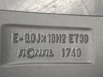 Second-hand car spare part rim for audi q5 2.0 16v tfsi oem iam references 8r0601025a  8.0jx18h2 et39