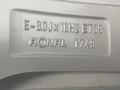 Second-hand car spare part rim for audi q5 2.0 16v tfsi oem iam references 8r0601025a  8.0jx18h2 et39