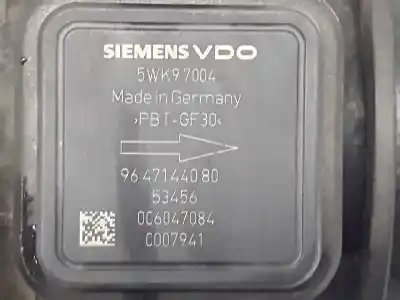 Автозапчастина б/у витратомір повітря для peugeot 207/207+ (wa_, wc_) 1.4 hdi посилання на oem iam 1920gg  9647144080