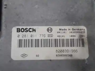 Second-hand car spare part ecu engine control for renault scénic ii (jm0/1_) 1.9 dci (jm0g, jm12, jm1g, jm2c) oem iam references 8200391966  0281011776