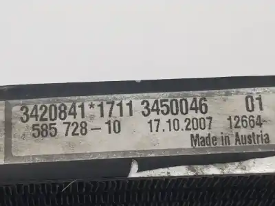 Автозапчасти б/у конденсатор / радиатор кондиционера воздуха за bmw x3 (e83) 2.0 turbodiesel cat ссылки oem iam 3450046