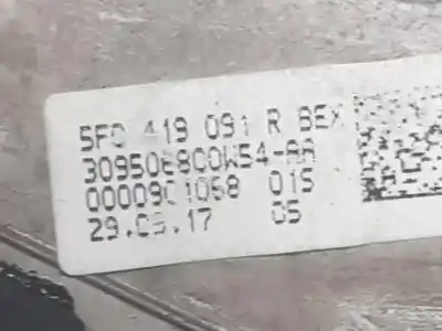 Автозапчастина б/у кермо для seat leon (5f1) 1.4 16v tsi act посилання на oem iam 5f0419091r  5f0419091r