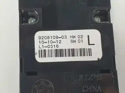 Second-hand car spare part left front power window switch for bmw x3 (f25) sdrive 18 d oem iam references 61319208109