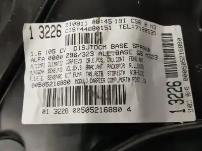 Автозапчастина б/у регулятор скла заднього правого для alfa romeo giulietta (940_) 2.0 jtdm (940.fxl1a) посилання на oem iam 71754421  71754421