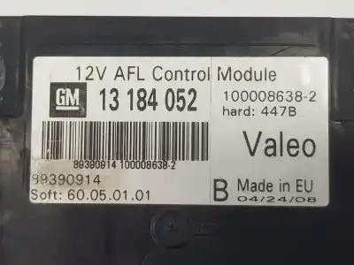 Pezzo di ricambio per auto di seconda mano centralina fari xenon per opel vectra c (z02) 1.9 cdti (f69) riferimenti oem iam 13184052  6235490