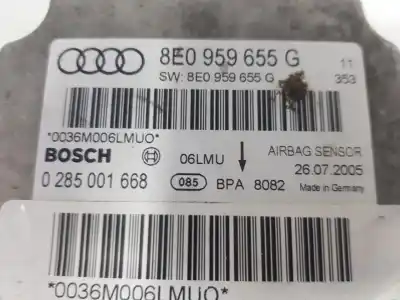 Second-hand car spare part airbag control unit for audi a4 b7 avant (8ed) 2.0 tdi 16v oem iam references 8e0959655g  0285001668
