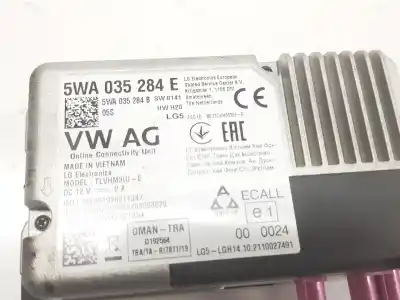 Автозапчастина б/у електронний модуль для seat tarraco (kn2) 2.0 tdi посилання на oem iam 5wa035284e  5wa035284b