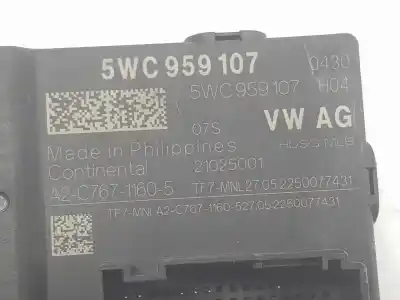 Автозапчастина б/у електронний модуль для seat tarraco (kn2) 2.0 tdi посилання на oem iam 5wc959107  5wc959107