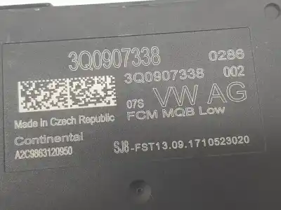Автозапчастина б/у електронний модуль для seat leon (5f1) 1.4 16v tsi act посилання на oem iam 3q0907338  3q0907338
