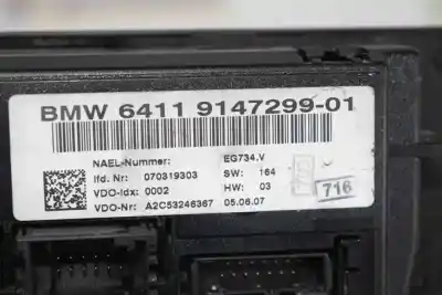 Peça sobressalente para automóvel em segunda mão comando de sofagem (chauffage / ar condicionado) por bmw serie 1 berlina 5p (f20) bmw 120d xdrive referências oem iam 64119147299  64119199260