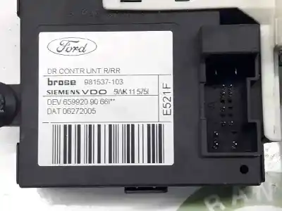 Second-hand car spare part rear right window motor for ford focus c-max (dm2) 1.6 tdci oem iam references 1430372  6m5t14b534aa