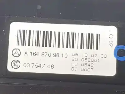 Second-hand car spare part switch for clase c clase m 3.0 cdi oem iam references a1648709810