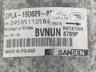 Автозапчасти б/у компрессор кондиционера воздуха за land rover range rover evoque 2.0 td4 cat ссылки oem iam cpla19d629be  lr112585