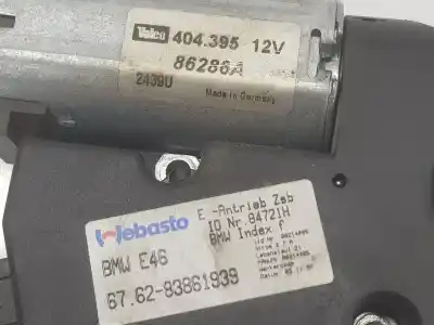 Pezzo di ricambio per auto di seconda mano motore elettrico da tetto per bmw 3 (e46) 318 i riferimenti oem iam 676283861939  83861939