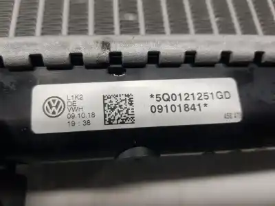 Second-hand car spare part water radiator for volkswagen golf vii berlina bq1be2 advance oem iam references 5q0121251gd  5q0121251gq