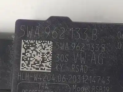 Автозапчастина б/у електронний модуль для cupra formentor dpca посилання на oem iam 5wa962133b  5wa962133b