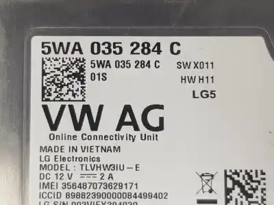 Second-hand car spare part electronic module for cupra sin definir sin definir oem iam references 5wa035284c  5wa035284c